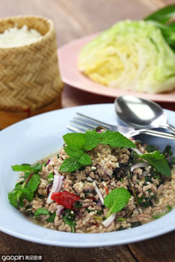 泰北辣肉末沙拉 larb khua